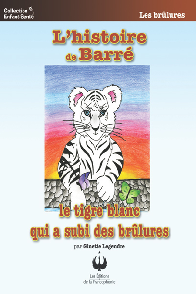 L’histoire de Barré – Le tigre blanc qui a subi des brûlures