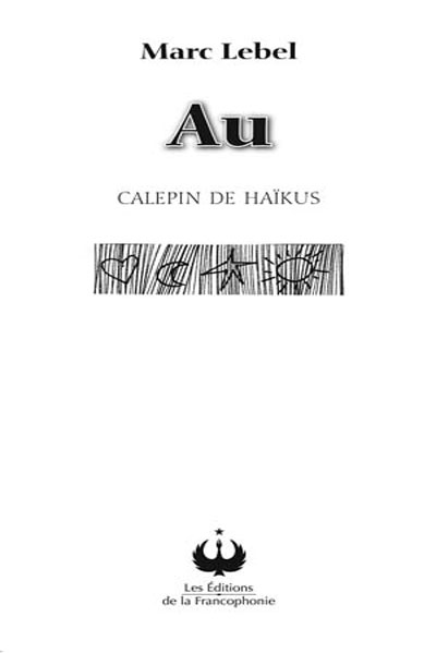 Au calepin de haïkus