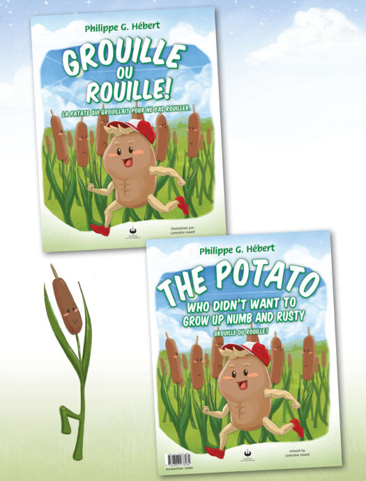 Grouille ou rouille – La patate qui grouillait pour ne pas rouiller / The Potato who didn’t want to grow up numb and rusty (ePUB)